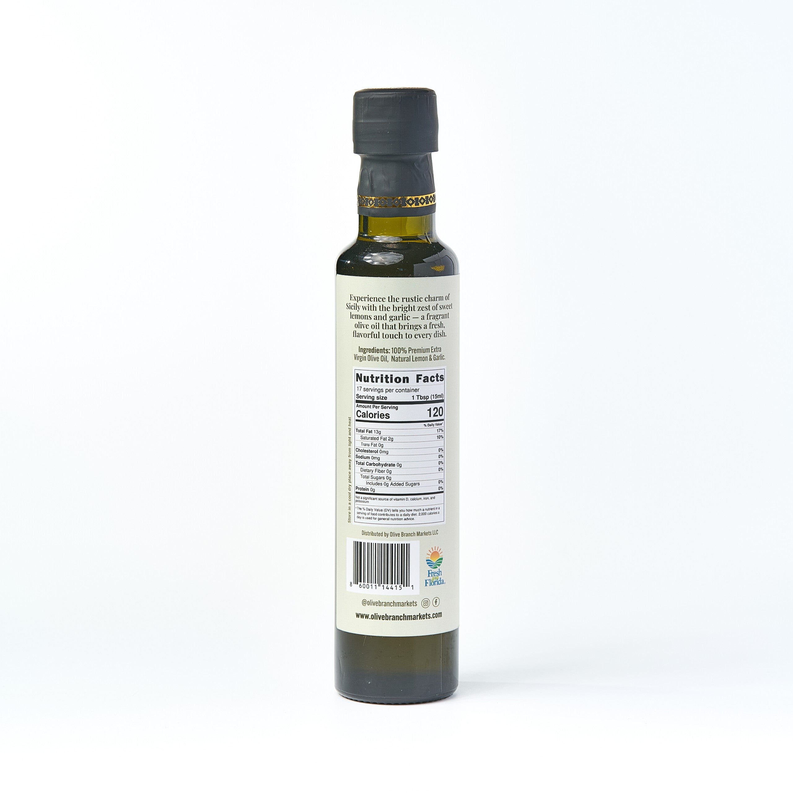 Infused Olive Oil (Sicilian Lemon and Garlic) | Olive Branch